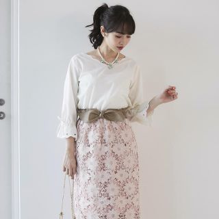 トッコ(tocco)のtocco closet  レースタイトスカート(ひざ丈スカート)