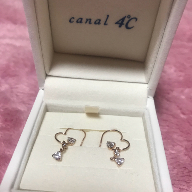 canal4℃ K10ピンクゴールドピアス 1