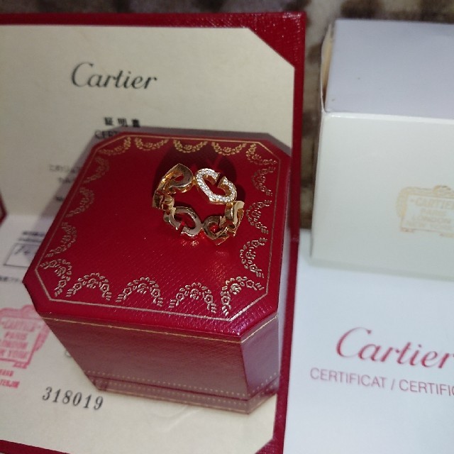 Cartier(カルティエ)の3%offクーポンセール☆カルティエ☆Cハートオブカルティエ❤️ピンクゴールド レディースのアクセサリー(リング(指輪))の商品写真