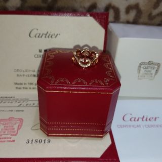 カルティエ(Cartier)の3%offクーポンセール☆カルティエ☆Cハートオブカルティエ❤️ピンクゴールド(リング(指輪))