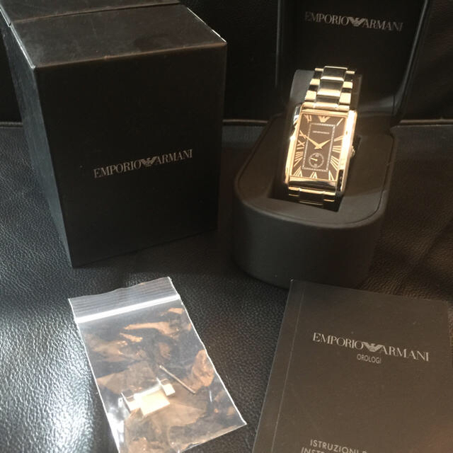Emporio Armani(エンポリオアルマーニ)のエンポリオアルマーニ メンズウォッチ 美品 メンズの時計(腕時計(アナログ))の商品写真
