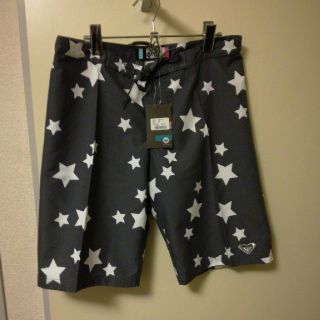 ロキシー(Roxy)のROXY　サーフパンツ　星柄　グレー　M (水着)