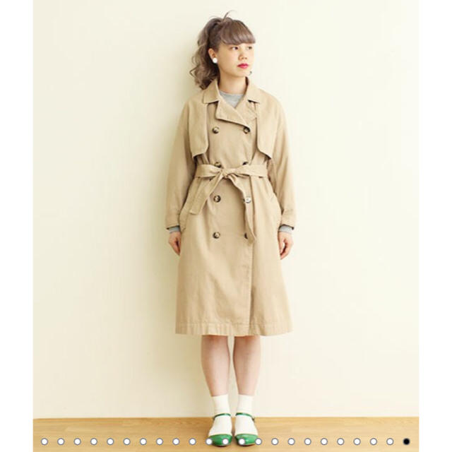 Dot and stripes トレンチコート