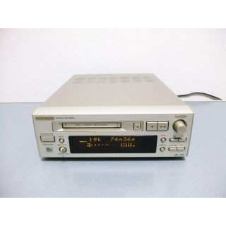 オンキヨー(ONKYO)のONKYO オンキョー MDレコーダー MD-105 本体のみ 再生OK(その他)