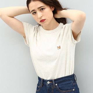 メゾンキツネ(MAISON KITSUNE')の【新品タグ付】maisonkitsune メゾンキツネ 半袖Tシャツ XS(Tシャツ(半袖/袖なし))