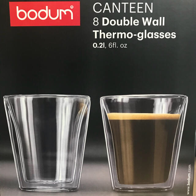 残り1セット 新品 BODUM ボダム グラス 200ml (8個セット)