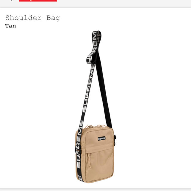 Supreme(シュプリーム)のTan Supreme Shoulder Bag メンズのバッグ(ショルダーバッグ)の商品写真