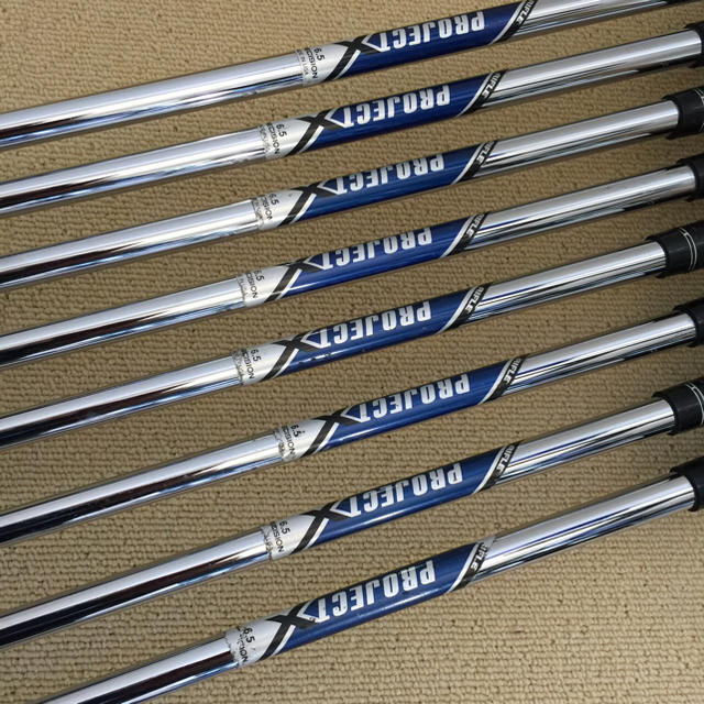 Titleist - プロジェクトＸ 6.5 アイアンシャフト3-P ８本セットの通販 ...