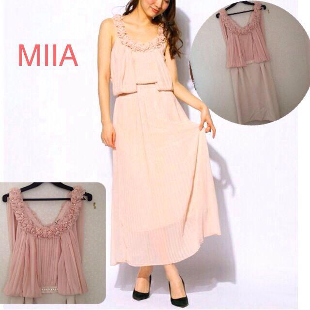 MIIA - 新品♡2wayローズシフォンドレスワンピの通販 by りさ's shop
