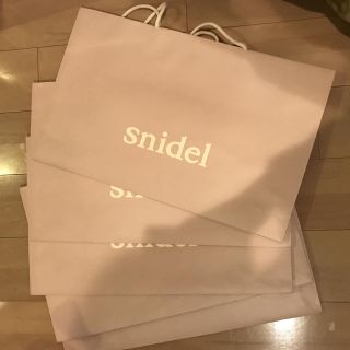 スナイデル(SNIDEL)のsnidel  紙袋(ショップ袋)