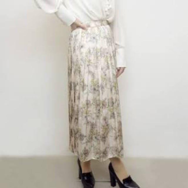 COCO DEAL(ココディール)のヴィンテージ柄プリーツスカート レディースのスカート(ロングスカート)の商品写真