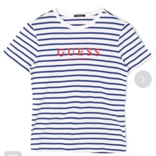 ゲス(GUESS)のGUESS GENERATIONS コラボ ボーダーTシャツ(Tシャツ/カットソー(半袖/袖なし))