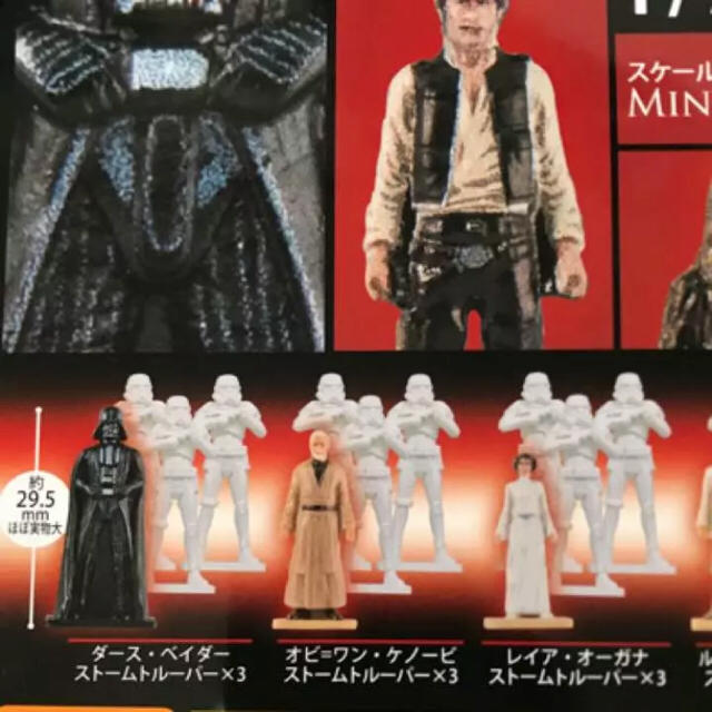 BANDAI(バンダイ)のSTAR WARS スケールモデルシリーズ Mini Figure 01 エンタメ/ホビーのフィギュア(SF/ファンタジー/ホラー)の商品写真