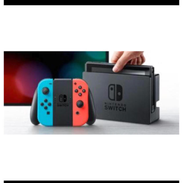 Nintendo Switch(ニンテンドースイッチ)のスイッチ ネオンカラー 新品未開封 swich エンタメ/ホビーのゲームソフト/ゲーム機本体(家庭用ゲーム機本体)の商品写真