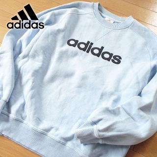 アディダス(adidas)のadidas アディダス Mサイズ メンズ スウェット/トレーナー ライトブルー(スウェット)