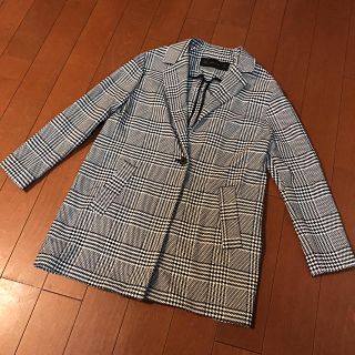 ザラ(ZARA)の【専用です！】チェック 春 チェスターコート(チェスターコート)