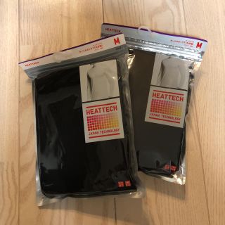 ユニクロ(UNIQLO)のむうさん専用★新品 未開封 ユニクロ メンズM ヒートテック (Tシャツ/カットソー(七分/長袖))