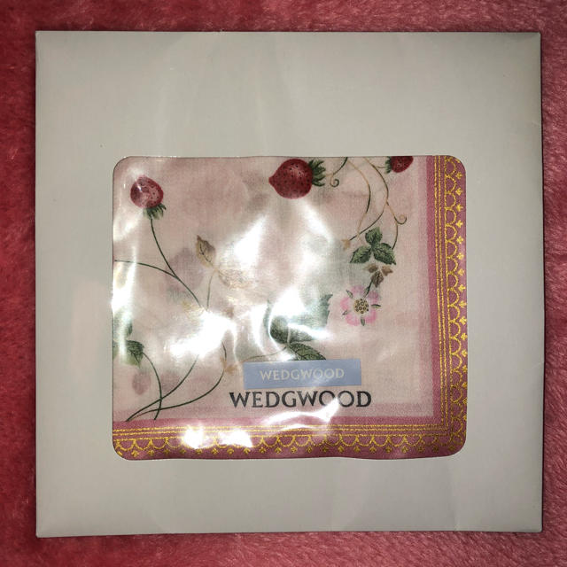 WEDGWOOD(ウェッジウッド)のウェッジウッド ハンカチ 花柄 レディースのファッション小物(ハンカチ)の商品写真