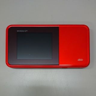 エーユー(au)の【中古】Speed Wi-Fi NEXT W03 au オレンジ(PC周辺機器)