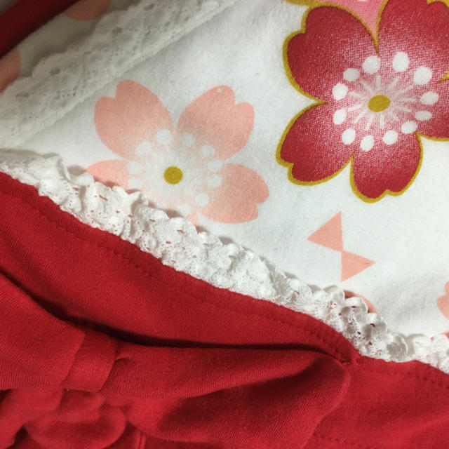 Catherine Cottage(キャサリンコテージ)のキャサリンコテージ 袴ロンパース 80 キッズ/ベビー/マタニティのベビー服(~85cm)(和服/着物)の商品写真
