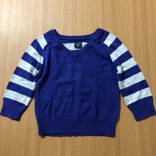 babyGAP(ベビーギャップ)のbaby  Gap  綿素材のニットセーター サイズ80 キッズ/ベビー/マタニティのベビー服(~85cm)(ニット/セーター)の商品写真
