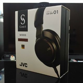 ケンウッド(KENWOOD)のJVC WOODシリーズ HA-SW01 ハイレゾヘッドフォン 未使用(ヘッドフォン/イヤフォン)