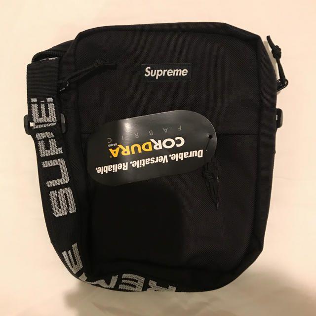 18ss supreme shoulder bag 黒 国内正規品