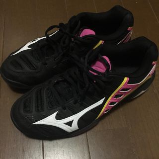 ミズノ(MIZUNO)のミズノテニスシューズ MIZUNO ウェーブエクシード EL AC(シューズ)