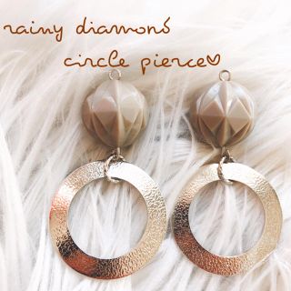 トゥデイフル(TODAYFUL)の残り2個♡circle pierce♡(ピアス)