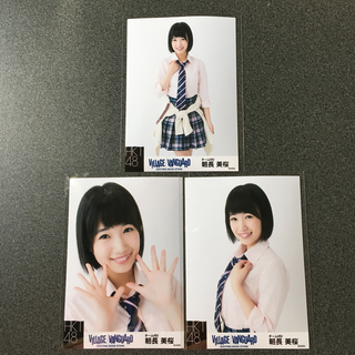 エイチケーティーフォーティーエイト(HKT48)の朝長美桜 ヴィレッジヴァンガード 限定 生写真(アイドルグッズ)