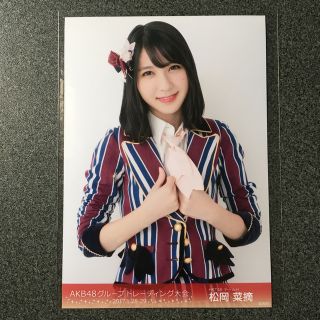 エイチケーティーフォーティーエイト(HKT48)のHKT48 松岡菜摘 AKB48 トレーディング大会 2017.1.28-29(アイドルグッズ)