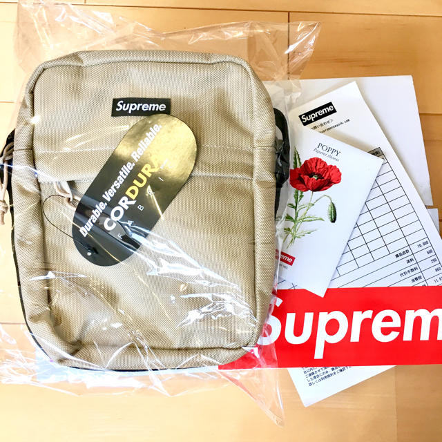 supreme Shoulder Bag tan ショルダーバッグ ベージュ