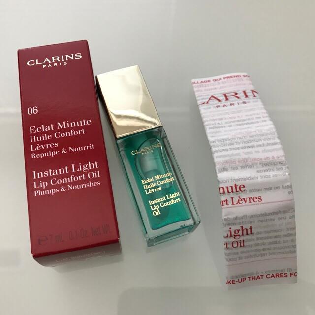 CLARINS(クラランス)の限定色☆新品☆クラランス☆コンフォートリップオイル　06ミント コスメ/美容のベースメイク/化粧品(リップグロス)の商品写真