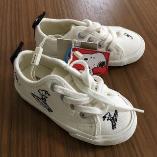 ザラキッズ(ZARA KIDS)のスヌーピー×ZARA キッズスニーカー 12.8cm(スニーカー)