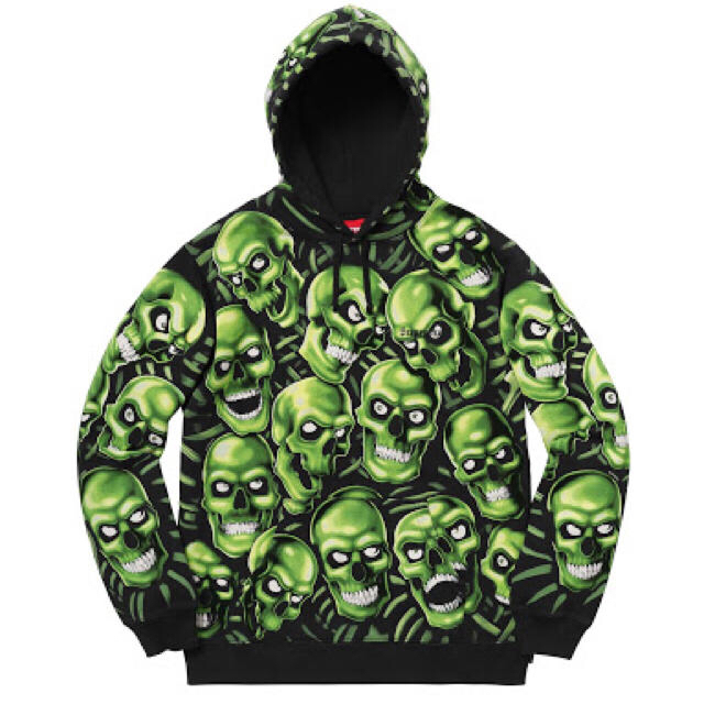 【12時間限定】supreme S Skull パーカー