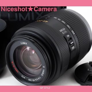 パナソニック(Panasonic)の★大迫力★大満足★超望遠レンズ★パナソニックG VARIO45-200★保証付★(レンズ(ズーム))