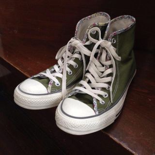 コンバース(CONVERSE)のコンバース＊花柄ハイカット＊今期(スニーカー)