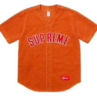 シュプリーム(Supreme)のsupreme baseball jersey orange ベースボール(シャツ)