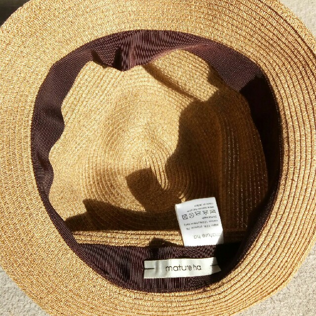 nest Robe(ネストローブ)のマチュアーハ　帽子 レディースの帽子(麦わら帽子/ストローハット)の商品写真