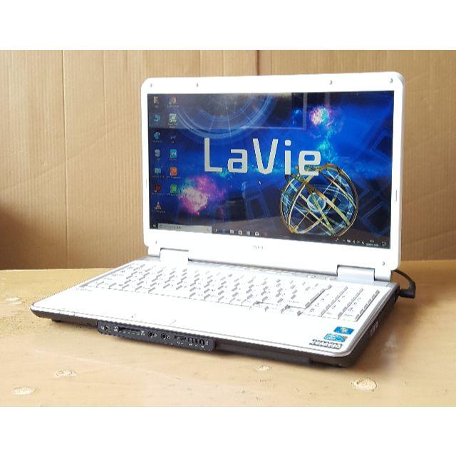 NEC(エヌイーシー)のWin10 LaVie LL550W/i3/4G/500G/DVD/WLAN スマホ/家電/カメラのPC/タブレット(ノートPC)の商品写真