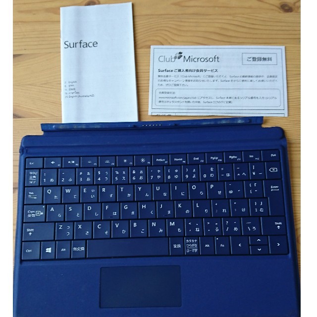 Microsoft(マイクロソフト)の〈純正品〉surface3 typecover スマホ/家電/カメラのPC/タブレット(タブレット)の商品写真