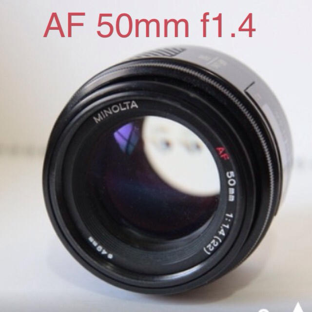 MINOLTA AF50mm f1.4 単焦点 ソニー-