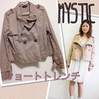 ミスティック(mystic)のmystic ショート丈トレンチ(トレンチコート)