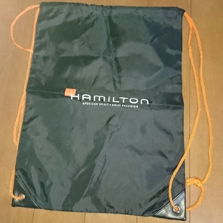 ハミルトン(Hamilton)のハミルトン  非売品ナイロン巾着型ナップザック(その他)
