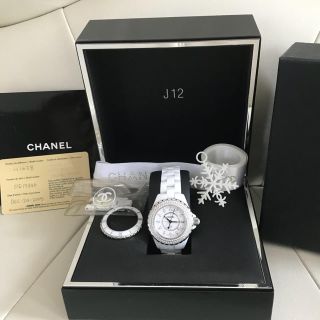 シャネル(CHANEL)のシャネル CHANEL J12 ウォッチ レディース 33ミリ 12Pダイヤ(腕時計)