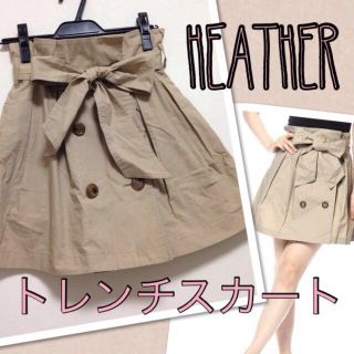 ヘザー(heather)のHeatherトレンチスカート(ミニスカート)