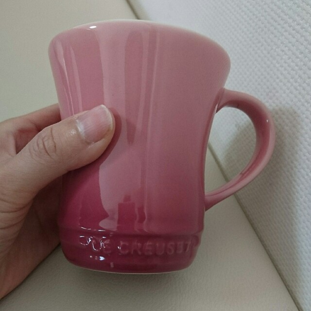 LE CREUSET(ルクルーゼ)のルクルーゼ マグカップS 280ml ローズクオーツ インテリア/住まい/日用品のキッチン/食器(グラス/カップ)の商品写真