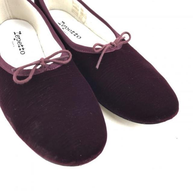 repetto(レペット)の専用　レペット ベルベット バレエシューズ MANONmc11654 レディースの靴/シューズ(バレエシューズ)の商品写真