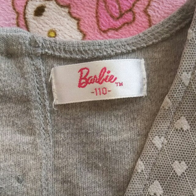 Barbie(バービー)のバービー チュニックワンピース キッズ/ベビー/マタニティのキッズ服女の子用(90cm~)(ワンピース)の商品写真