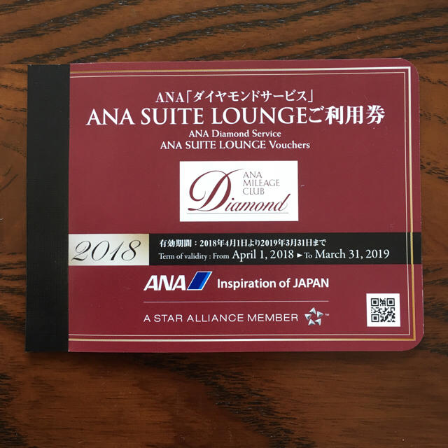 ANA(全日本空輸)(エーエヌエー(ゼンニッポンクウユ))のANA ダイヤモンドサービス ANA SUITE LOUNGE ご利用券 6枚 チケットの施設利用券(その他)の商品写真